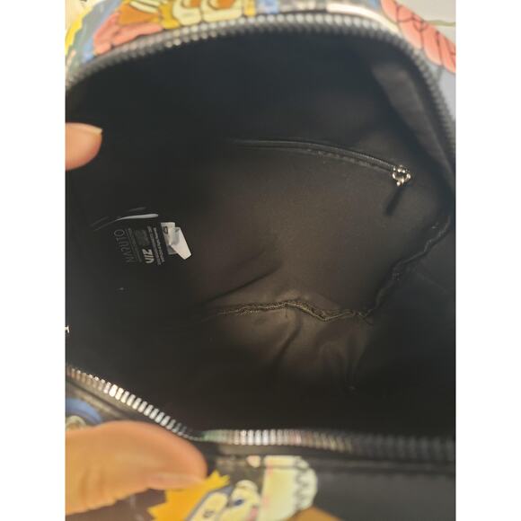 Naruto Shippuden Ichiraku Ramen Mini Backpack Black Pink Faux Leather Bioworld - Picture 13 of 13